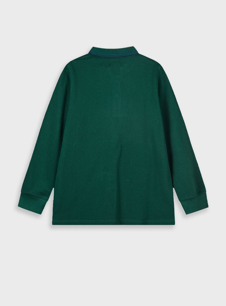 Μακρυμάνικο πόλο για αγόρι | ΣΚΟΝΙΣΜΕΝΟ ΠΡΑΣΙΝΟ Μακρυμάνικο πόλο για αγόρι | ΣΚΟΝΙΣΜΕΝΟ ΠΡΑΣΙΝΟ