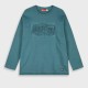 Long sleeve jersey shirt for boys | DESERT GREEN