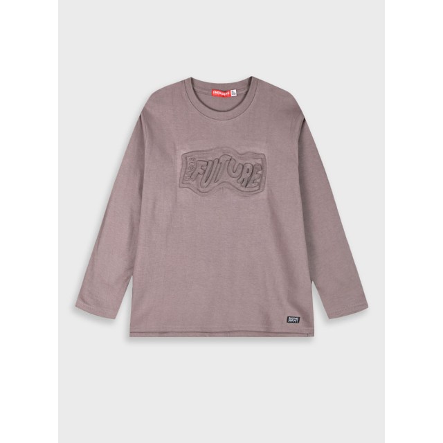 Long sleeve jersey shirt for boys | CLOUD GREY