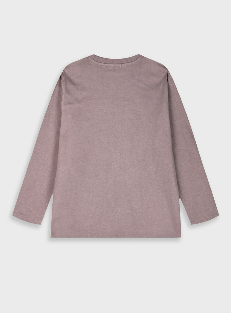 Long sleeve jersey shirt for boys | CLOUD GREY