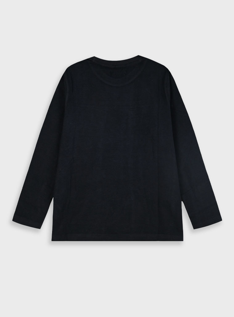 Μακό μακρυμάνικο για αγόρι | ΜΑΥΡΟ