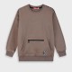Fleece sweatshirt for boys | CLOUD GREY