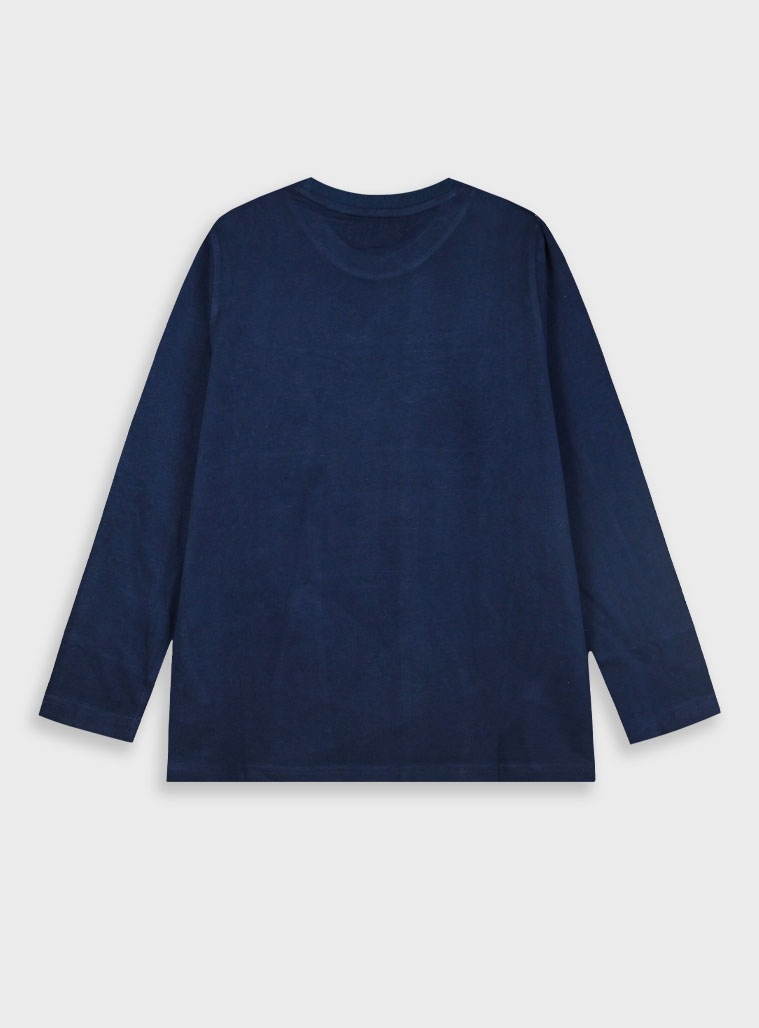 Long sleeve jersey shirt for boys | NAVY Long sleeve jersey shirt for boys | NAVY