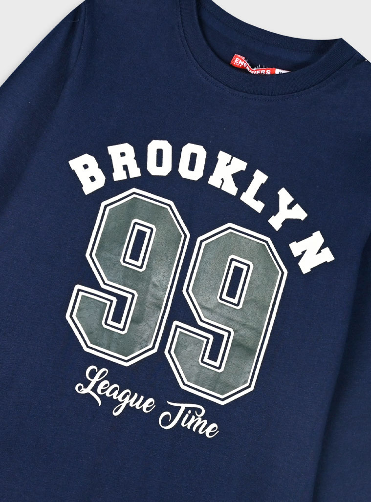 Long sleeve jersey shirt for boys | NAVY Long sleeve jersey shirt for boys | NAVY