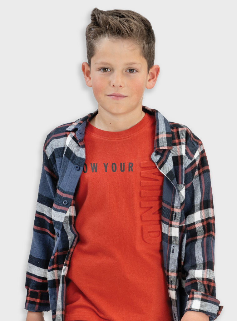Checkered button down shirt | CHECK