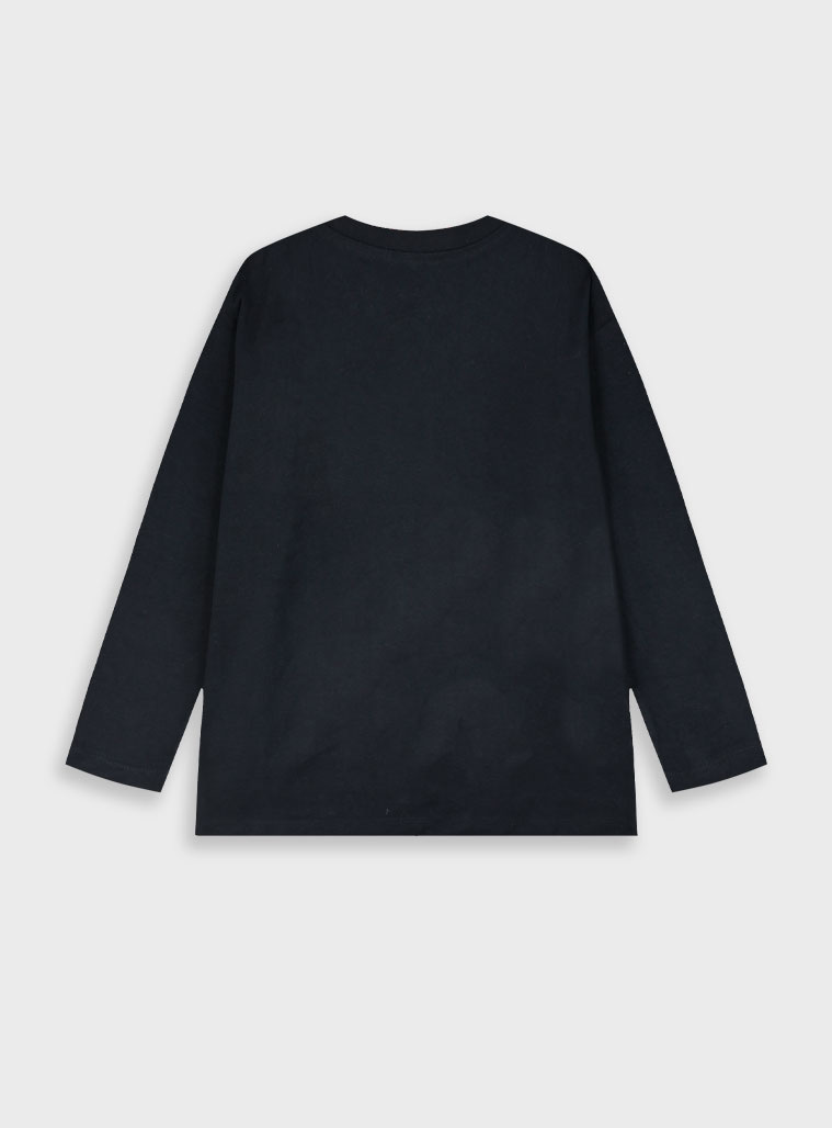 Μακρυμάνικη μπλούζα | ΜΑΥΡΟ