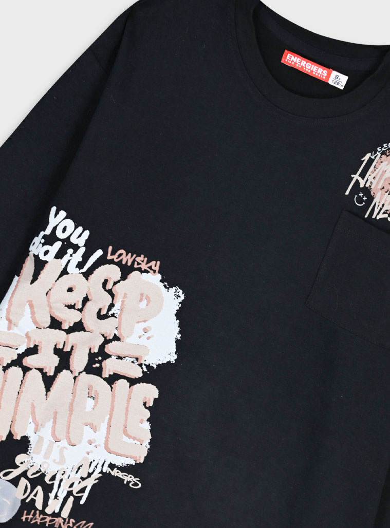 Μακρυμάνικη μπλούζα | ΜΑΥΡΟ