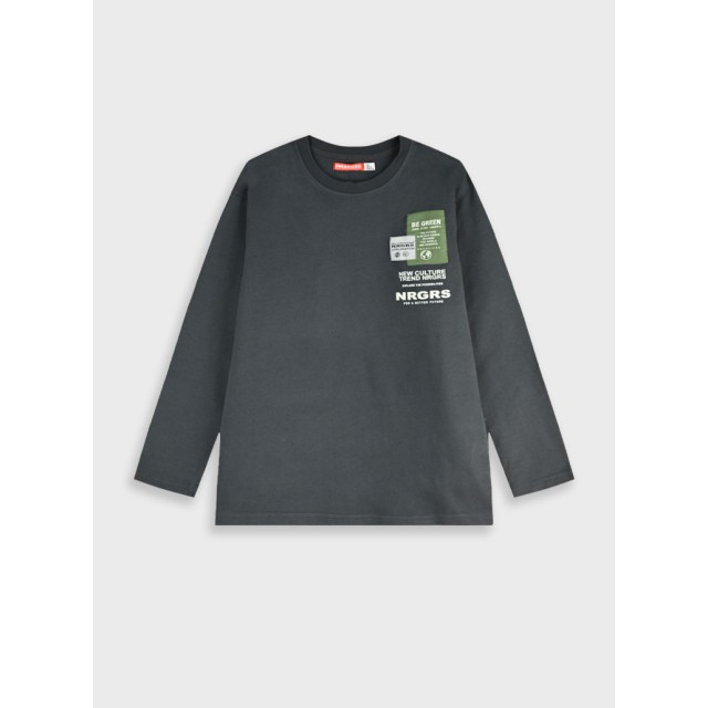 Μακρυμάνικη μπλούζα | ΑΝΘΡΑΚΙ