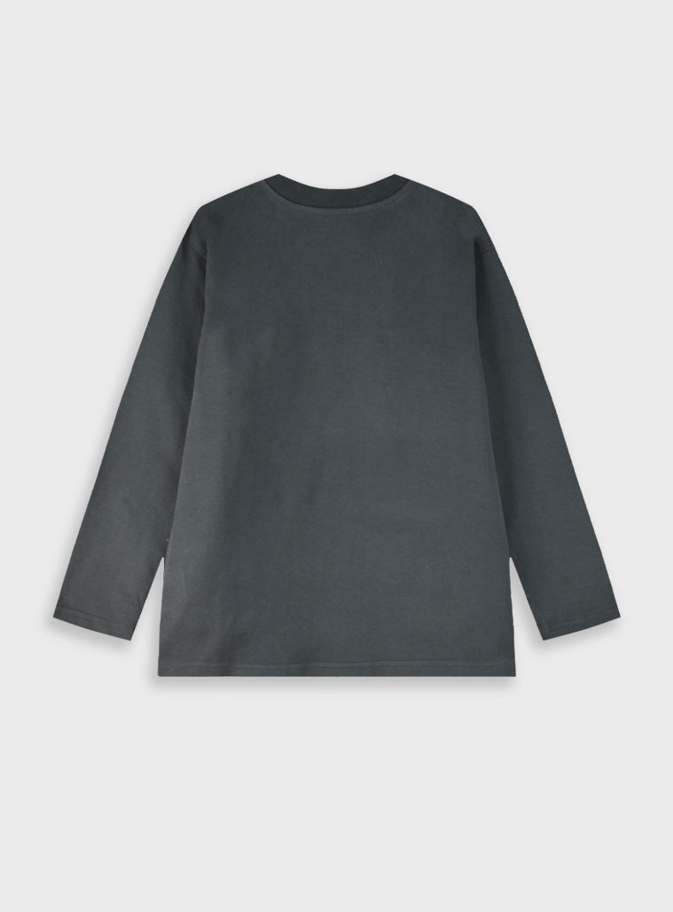 Μακρυμάνικη μπλούζα | ΑΝΘΡΑΚΙ