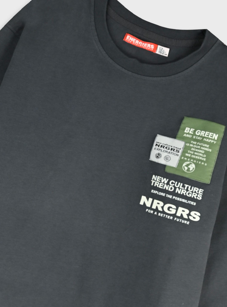 Μακρυμάνικη μπλούζα | ΑΝΘΡΑΚΙ