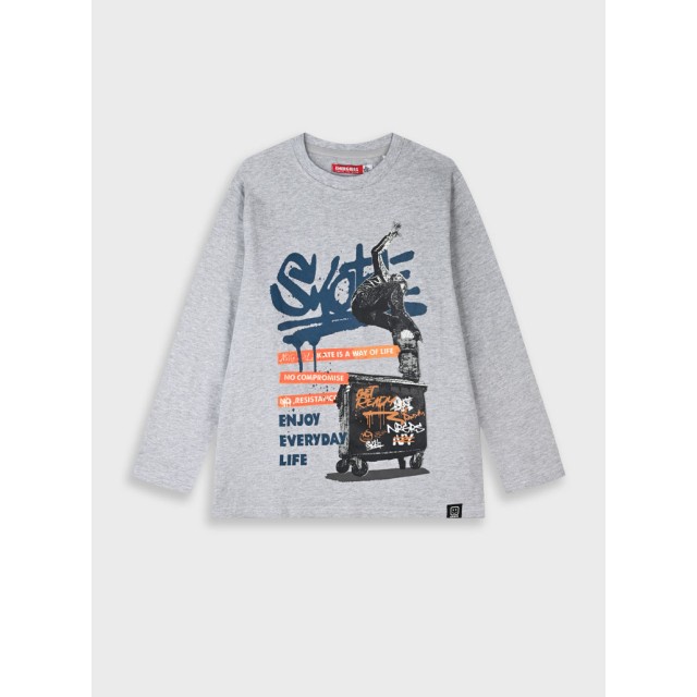 Μακρυμάνικη μπλούζα | ΜΕΛΑΝΖΕ