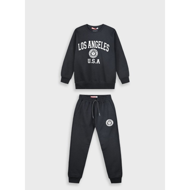 Φούτερ φόρμα με τύπωμα | ΜΑΥΡΟ Φούτερ φόρμα με τύπωμα | ΜΑΥΡΟ