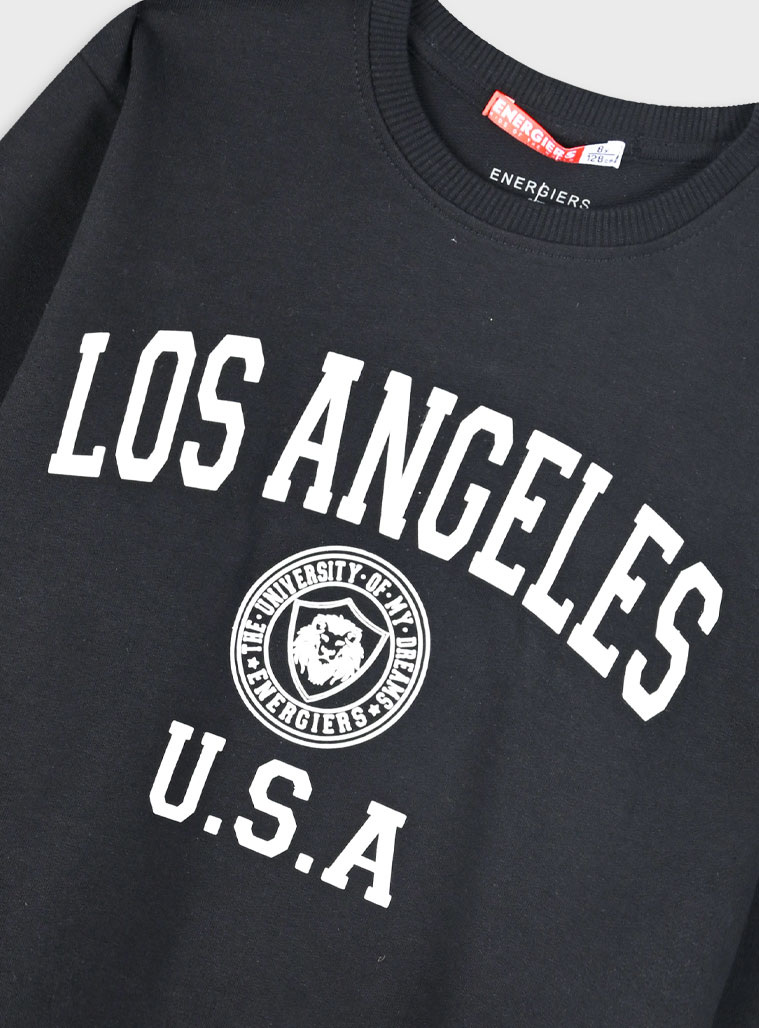 Φούτερ φόρμα με τύπωμα | ΜΑΥΡΟ Φούτερ φόρμα με τύπωμα | ΜΑΥΡΟ