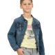 Boy΄s ripped jean jacket | BLUE DENIM