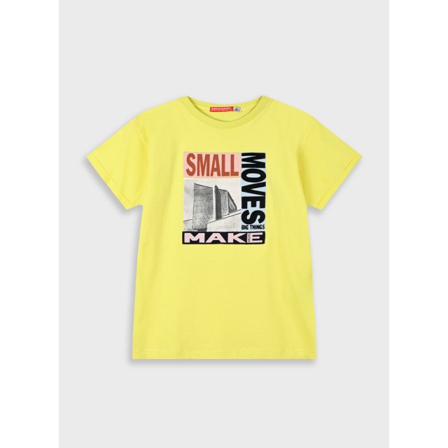 Jersey t-shirt with print for boys | LEMON