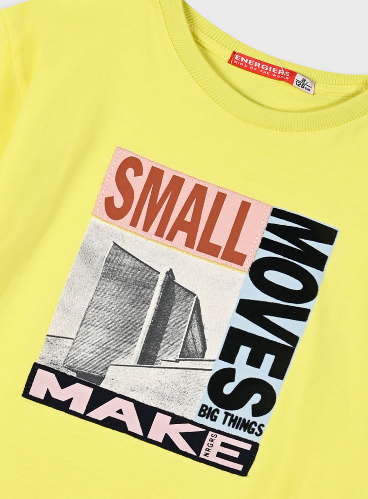 Jersey t-shirt with print for boys | LEMON