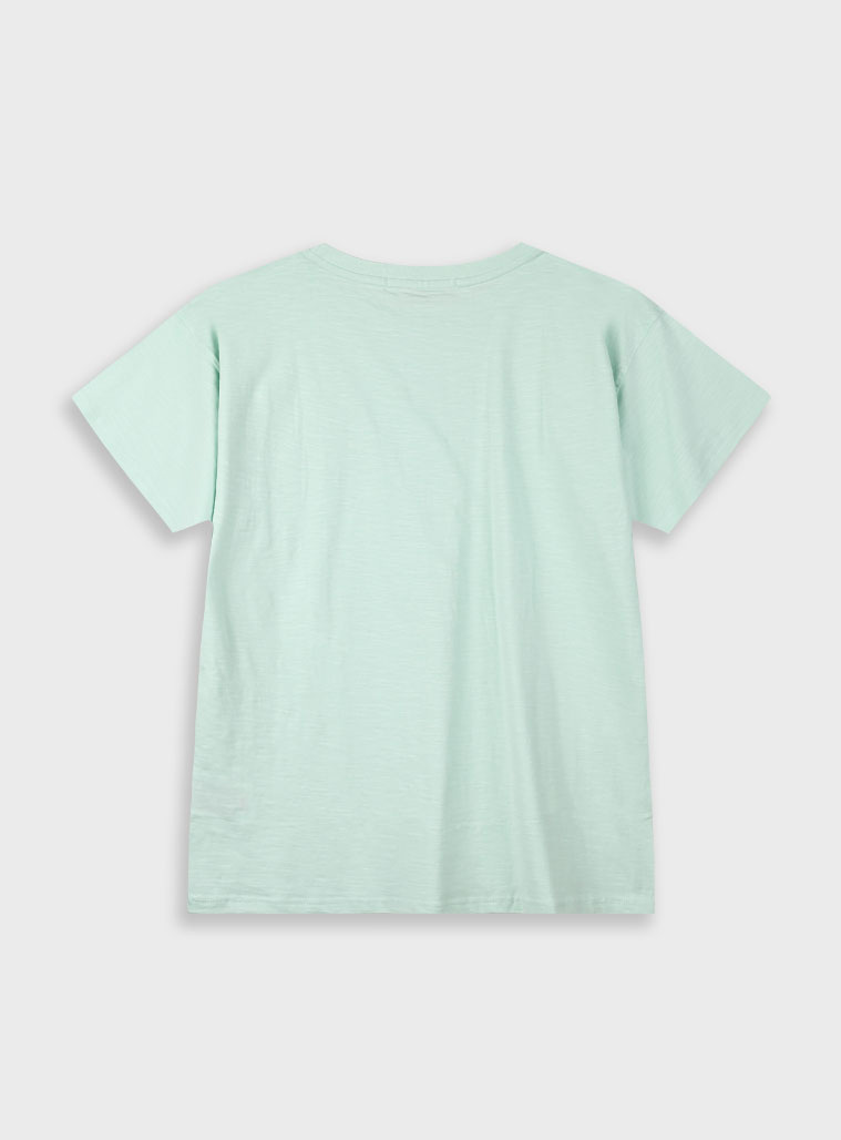 Jersey t-shirt with pocket for boys | ICE GREEN