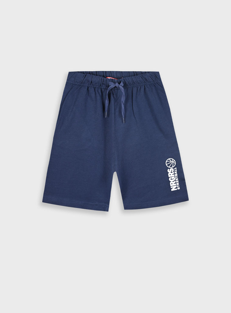 French terry bermuda for boys | NAVY