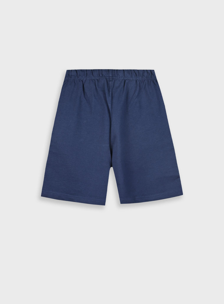 French terry bermuda for boys | NAVY