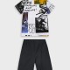Jersey 2 piece set for boys | BLACK