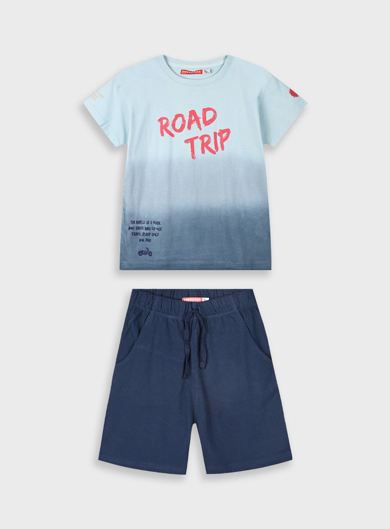 Jersey 2 piece set for boys | NAVY