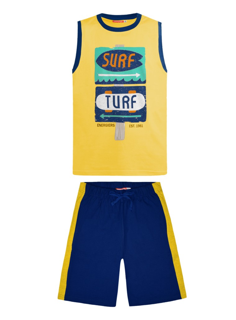 Jersey set print Surf Turf | NAVY