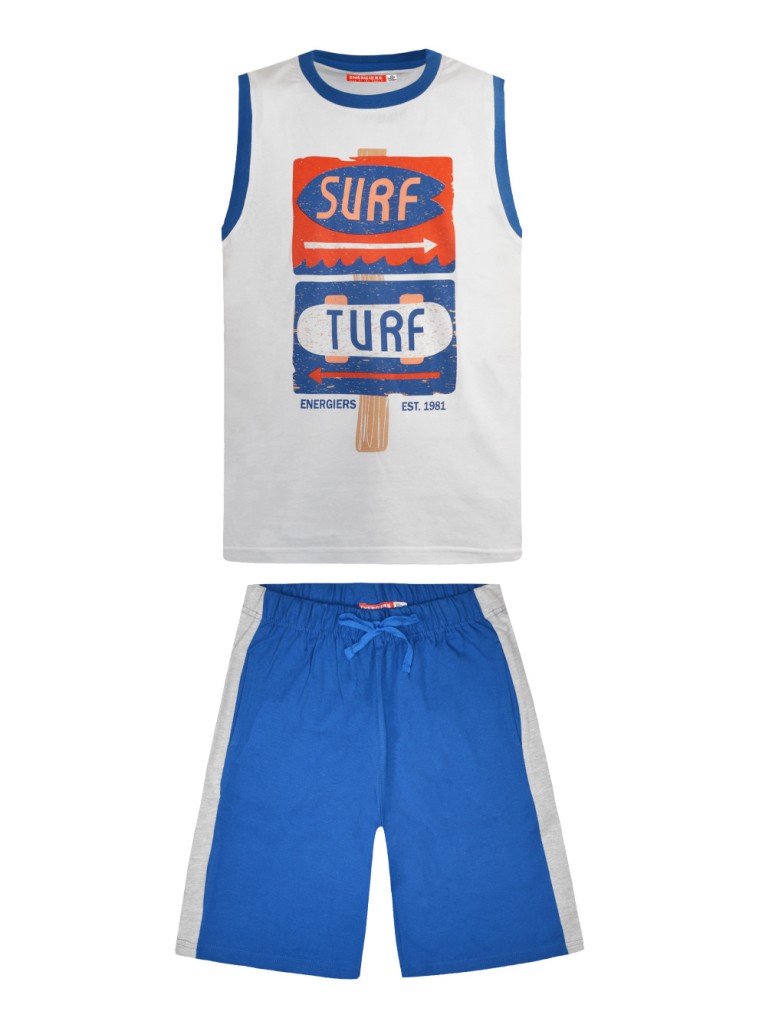 Jersey set print Surf Turf | ROYAL BLUE
