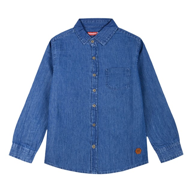 Παιδικό τζην πουκάμισο με για αγόρι | ΜΠΛΕ ΤΖΗΝ