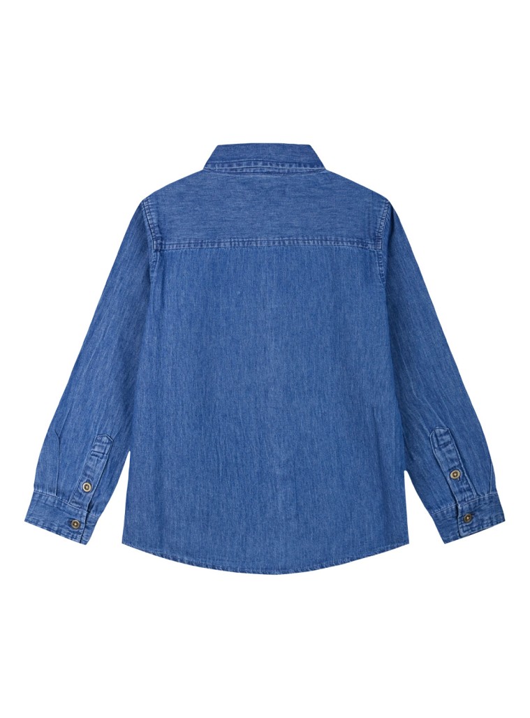 Παιδικό τζην πουκάμισο με για αγόρι | ΜΠΛΕ ΤΖΗΝ
