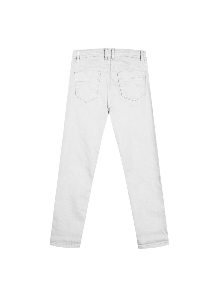 Παντελόνι σταθερό πεντάτσεπο για αγόρι | ΛΕΥΚΟ