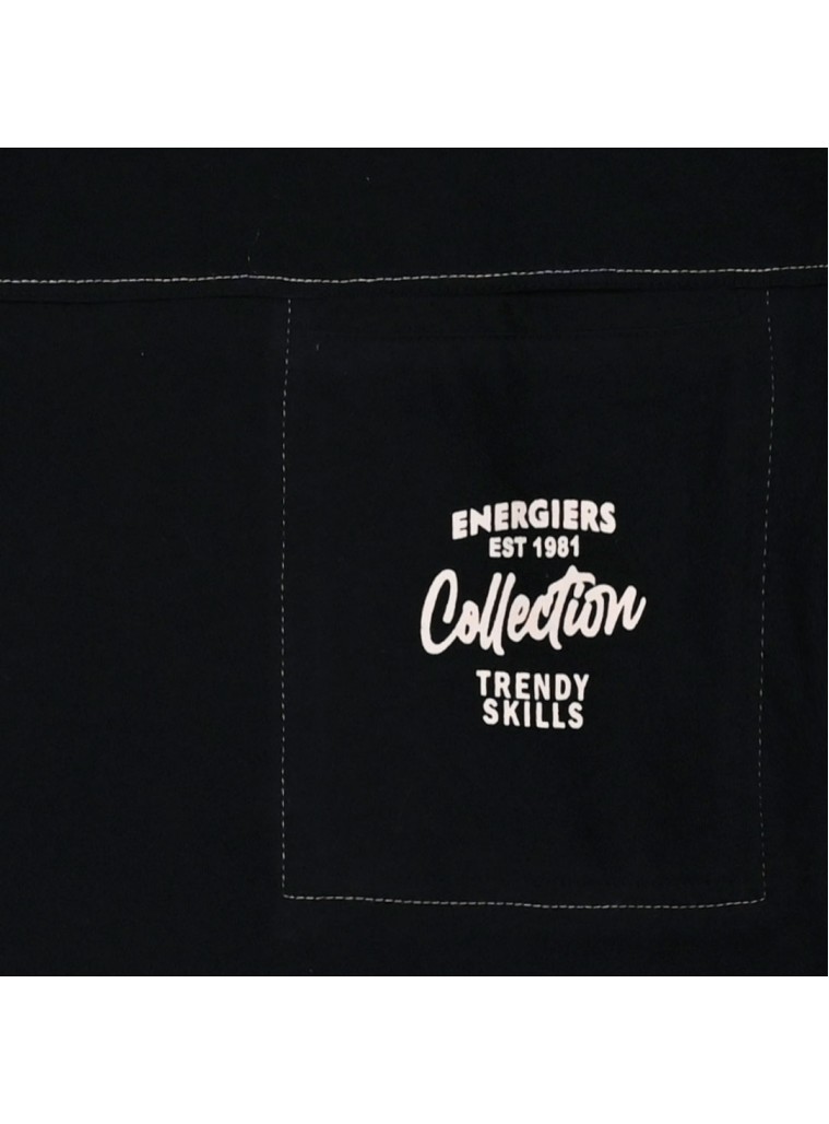 Κοντομάνικη μπλούζα με τυπωμένη τσέπη για αγόρι | ΜΑΥΡΟ