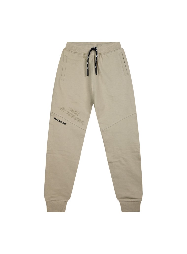 Παντελόνι φόρμας με ανάγλυφο και τύπωμα  για αγόρι | ΑΜΜΟΣ