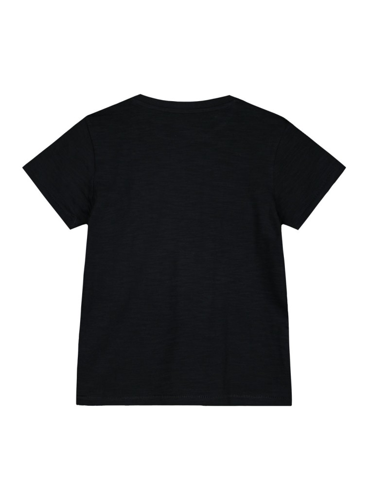 Κοντομάνικη μπλούζα με τύπωμα για αγόρι | ΜΑΥΡΟ