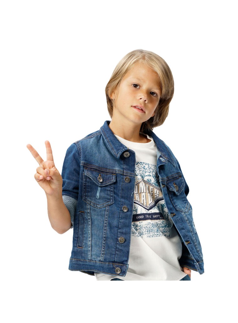 Κοντομάνικη μπλούζα με τύπωμα για αγόρι | ΕΚΡΟΥ