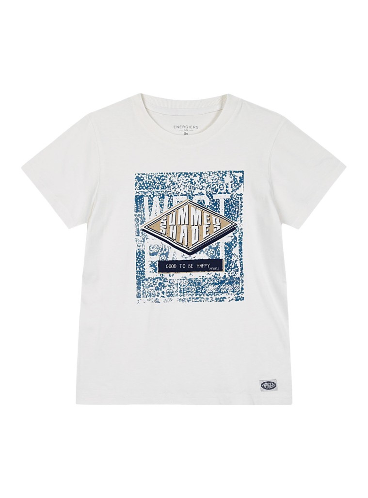 Κοντομάνικη μπλούζα με τύπωμα για αγόρι | ΕΚΡΟΥ