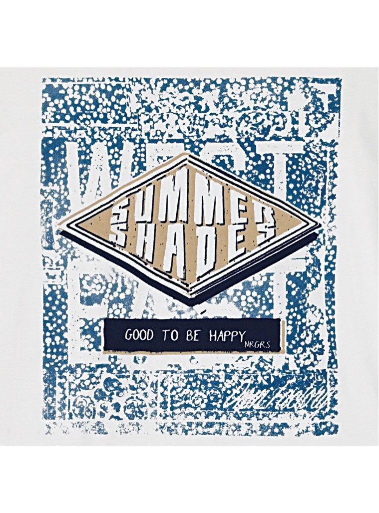 Κοντομάνικη μπλούζα με τύπωμα για αγόρι | ΕΚΡΟΥ