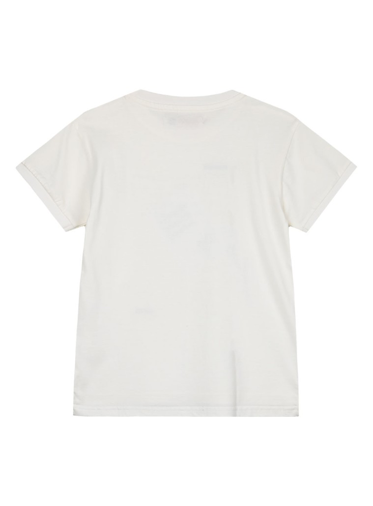 Κοντομάνικη μπλούζα με ανάγλυφο τύπωμα για αγόρι | ΕΚΡΟΥ