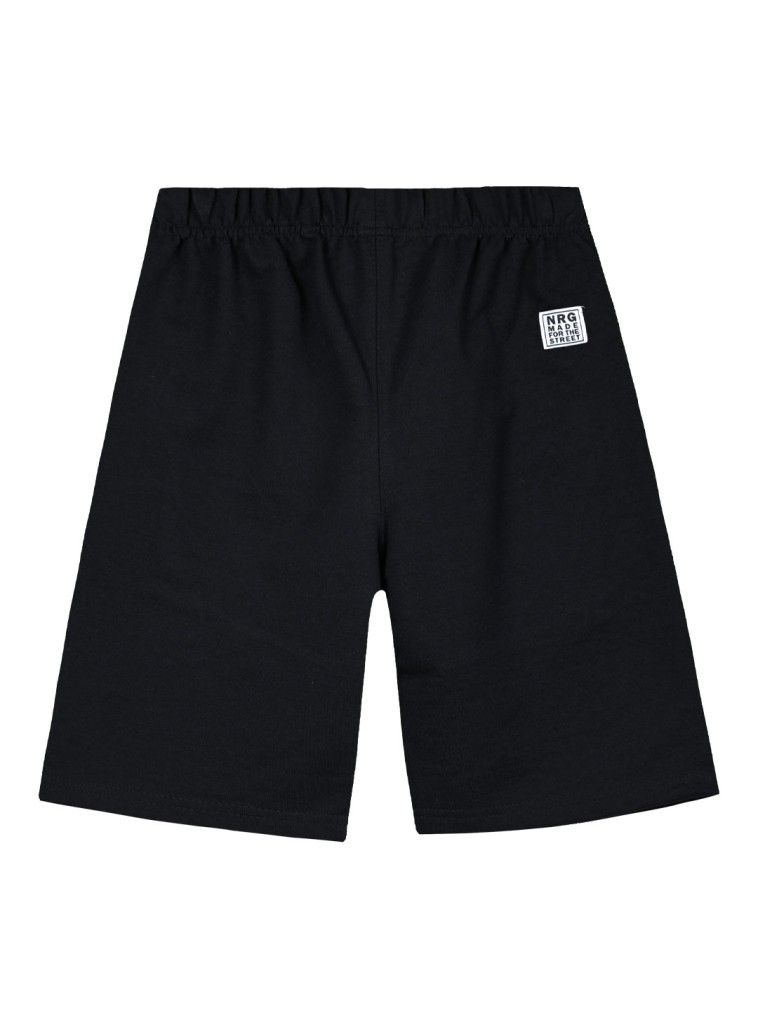 Βερμούδα με τυπωμένα ένθετα για αγόρι | ΜΑΥΡΟ