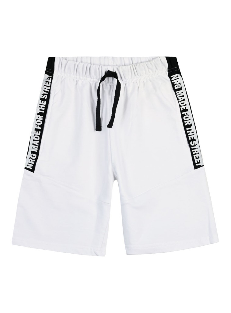 Βερμούδα με τυπωμένα ένθετα για αγόρι | ΛΕΥΚΟ