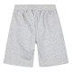 Boy΄s french terry bermuda with embossed print | GREY MELANGE