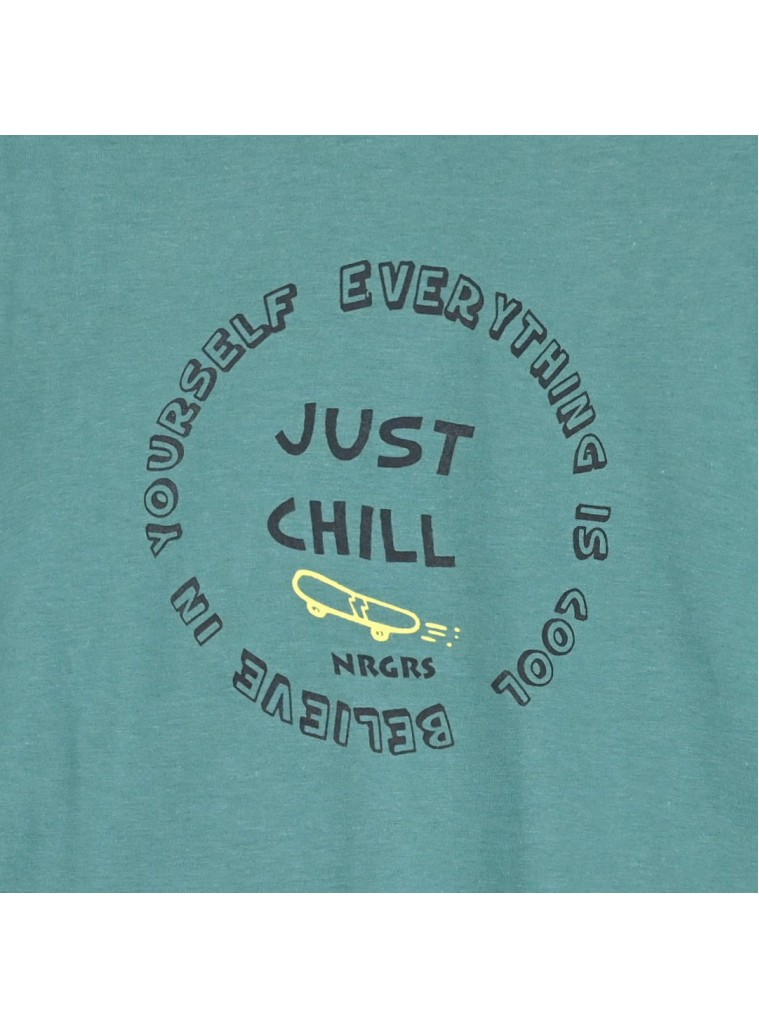 Κοντομάνικη μπλούζα με τύπωμα για αγόρι | ΠΡΑΣΙΝΟ ΤΗΣ ΕΡΗΜΟΥ