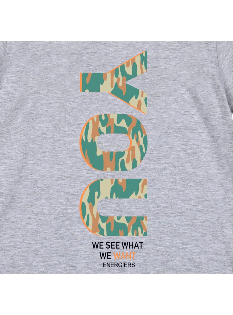 Boy΄s jersey set with print on the front side and bermuda | PETROL