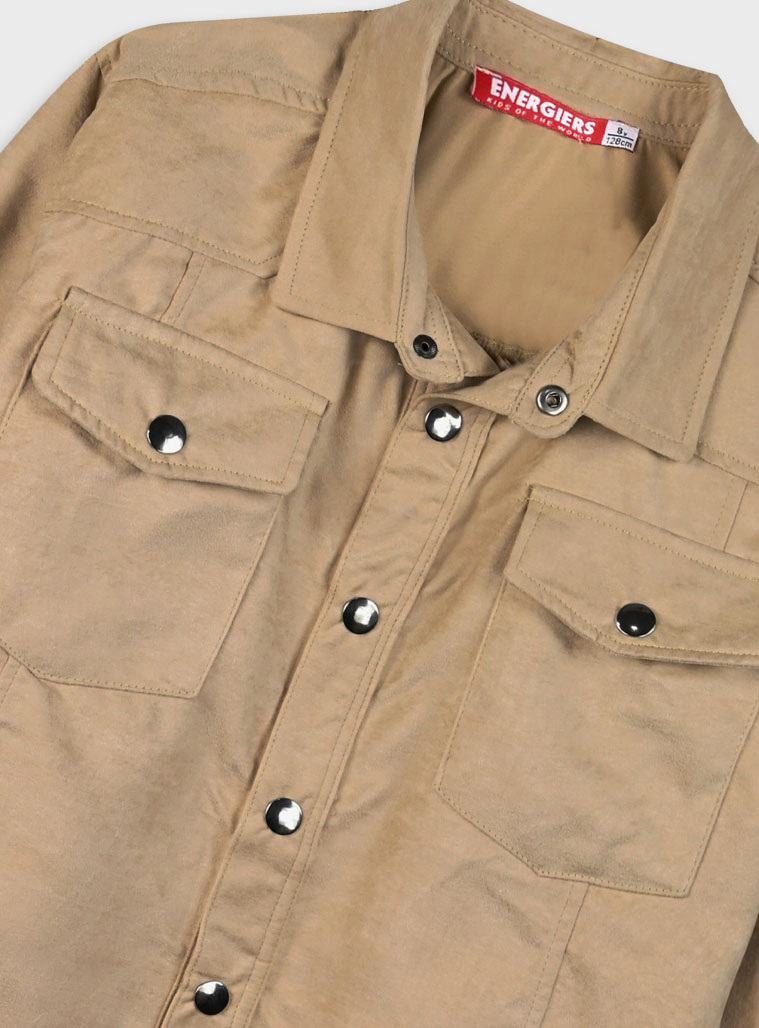 Light alcantara jacket for boys | TABAC