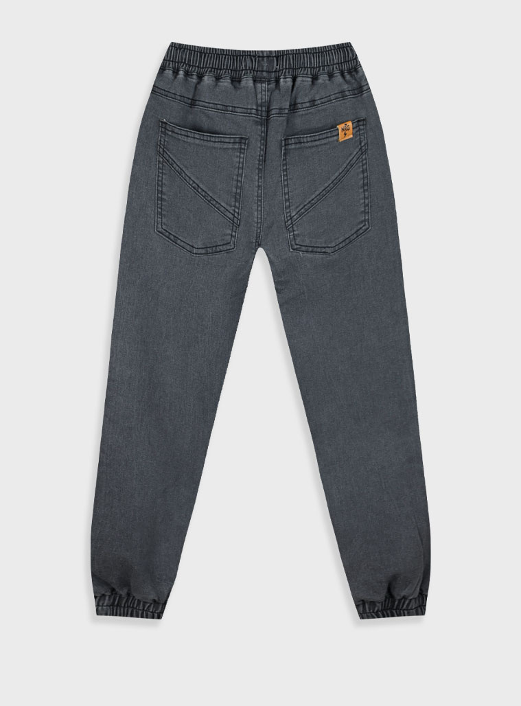 Τζην jogger για αγόρι | ΓΚΡΙ ΤΖΗΝ