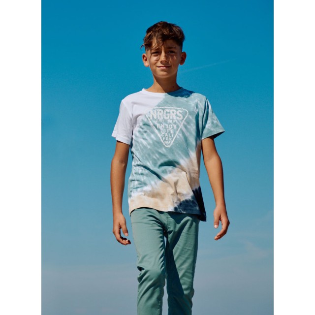 Wide leg pants for boys | DESERT GREEN