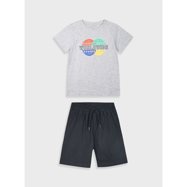 Σετ με τύπωμα για αγόρι | ΜΑΥΡΟ