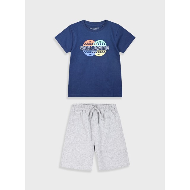 Σετ με τύπωμα για αγόρι | ΜΕΛΑΝΖΕ