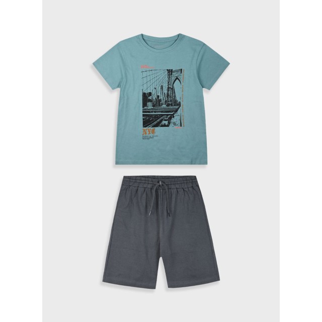 Σετ με τύπωμα για αγόρι | ΑΝΘΡΑΚΙ