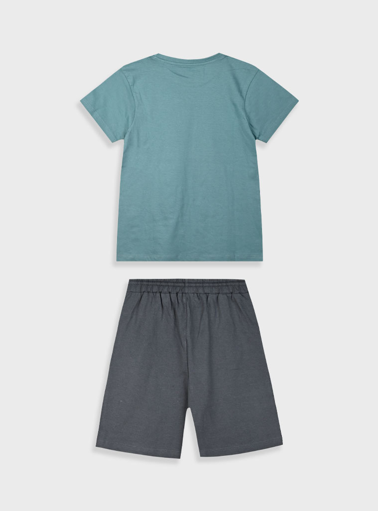 Σετ με τύπωμα για αγόρι | ΑΝΘΡΑΚΙ