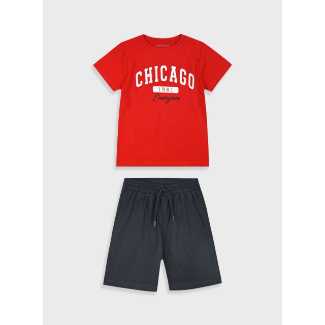 Σετ με τύπωμα για αγόρι | ΜΑΥΡΟ